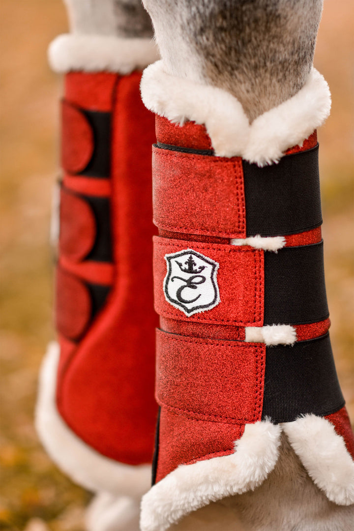 Scarlet Red Brushing Boots