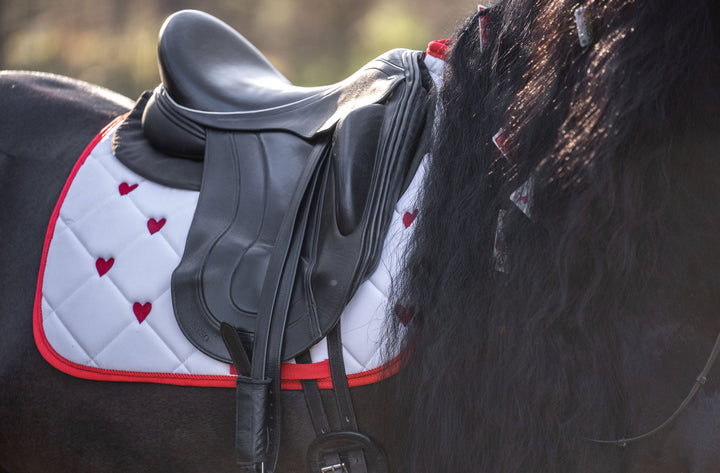 Queen of Hearts Velvet Saddle Pad Set (Limited Edition)