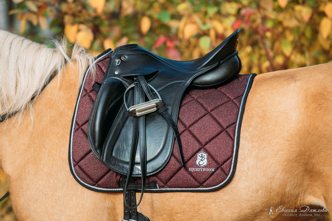 Burgundy Saddle Pad