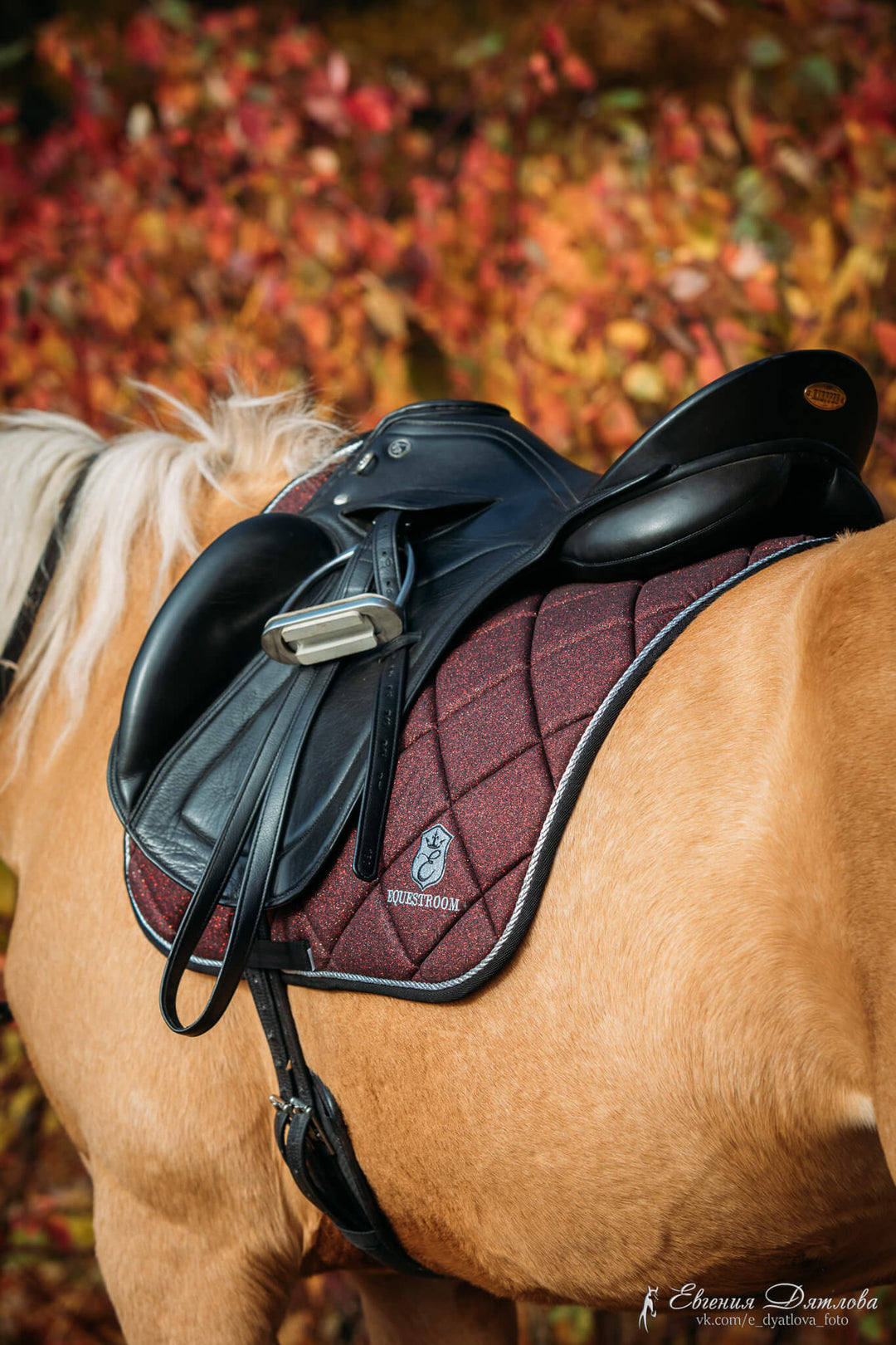 Burgundy Saddle Pad