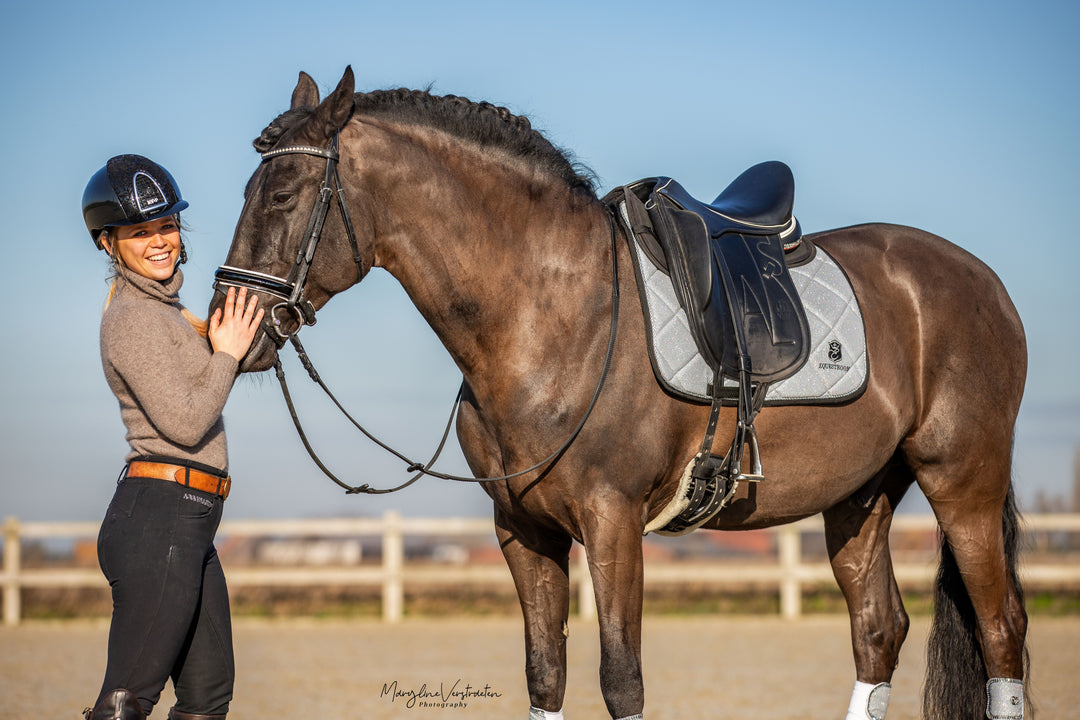 Royal Silver Saddle Pad Set