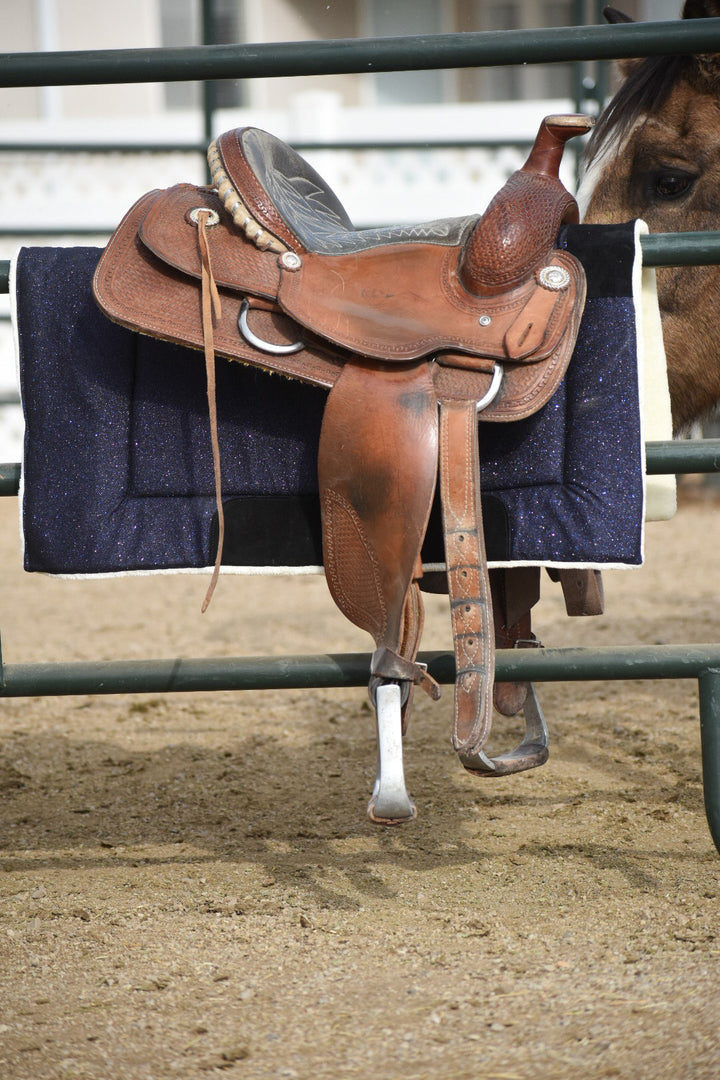 Deep Sapphire Western Saddle Pad