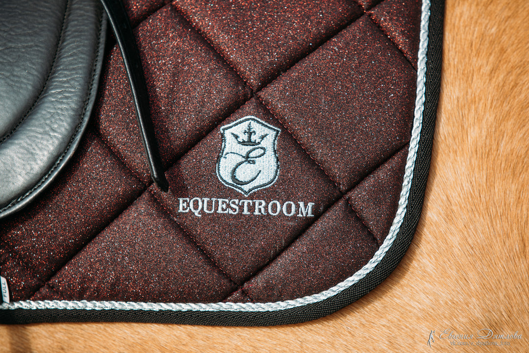 Burgundy Saddle Pad