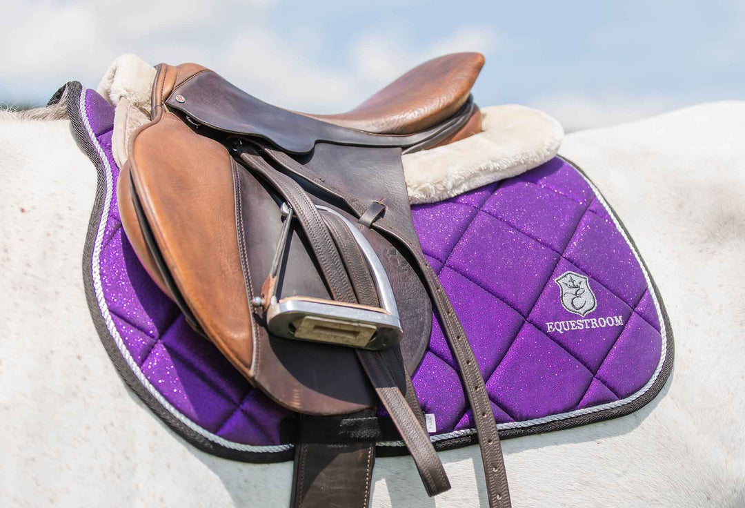 Purple Amethyst Saddle Pad Set