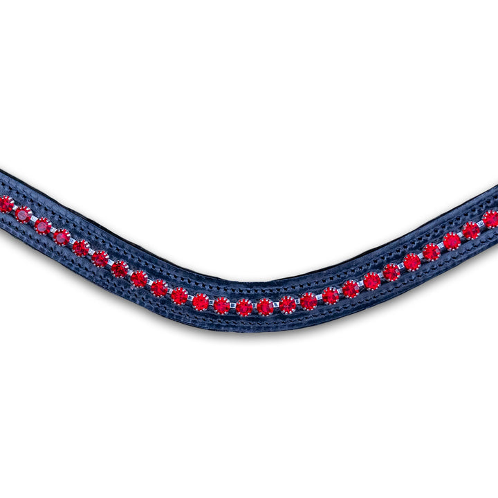 Ruby Red Crystal Browband