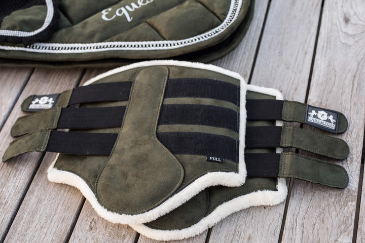 Sage Green Suede Brushing Boots