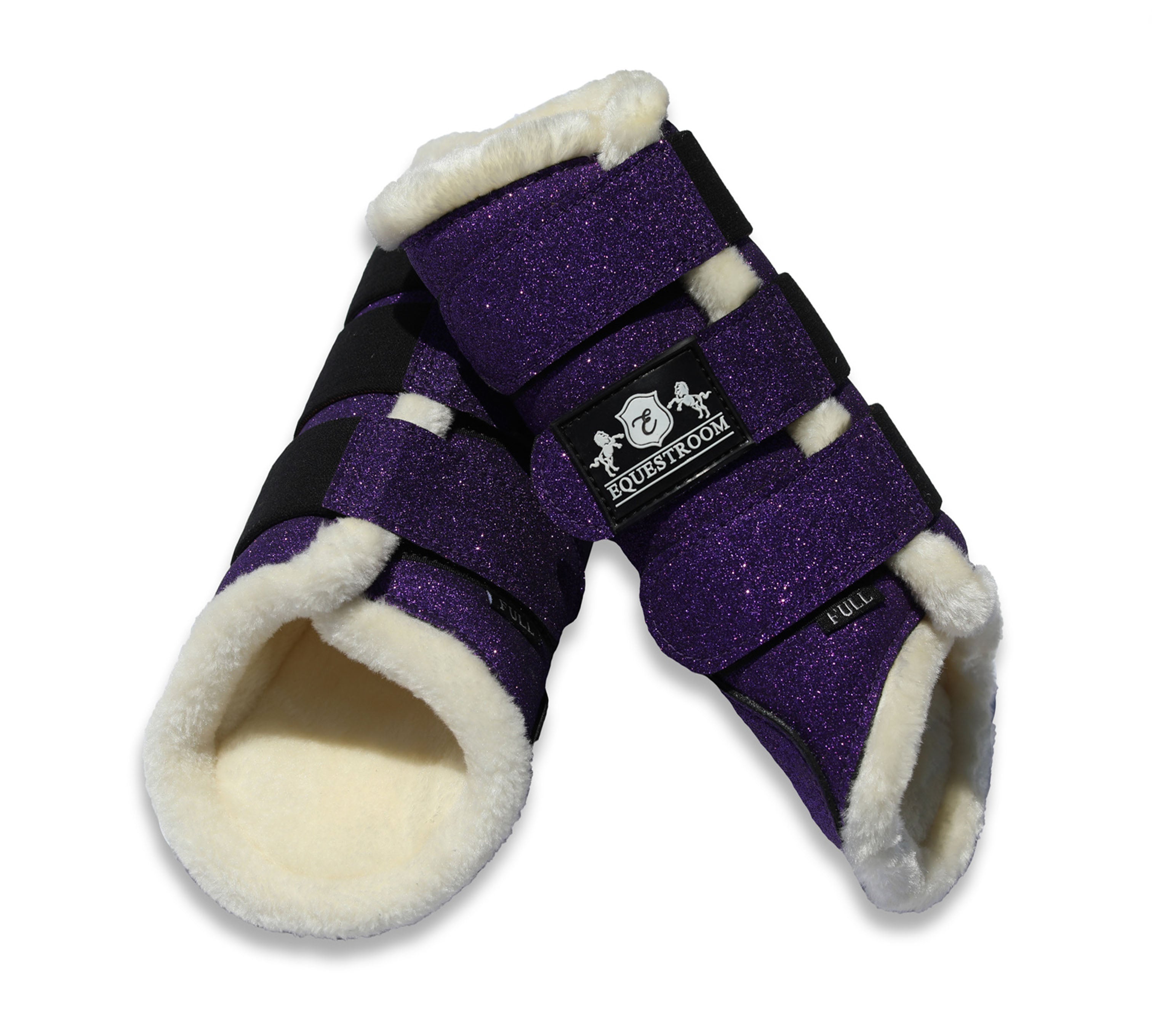 Purple brushing boots sale