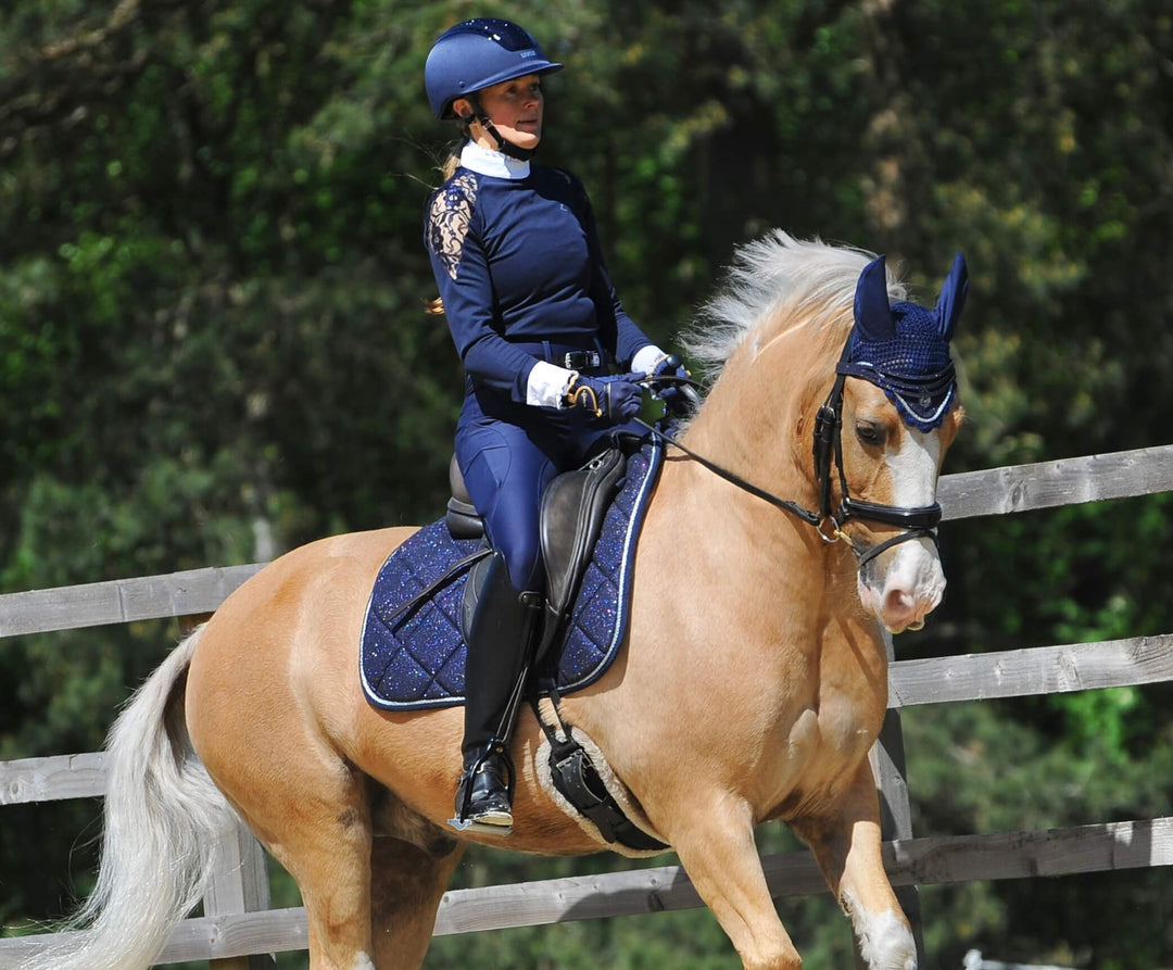 Deep Sapphire Saddle Pad Set