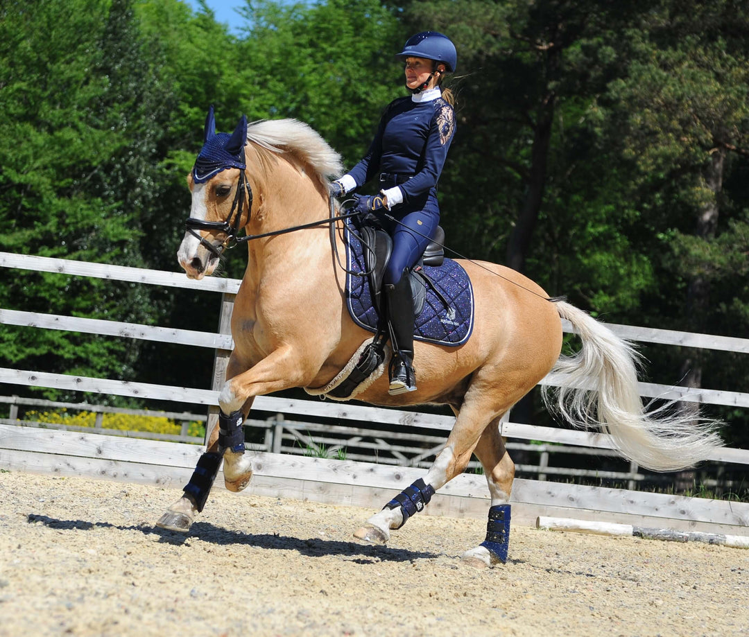 Deep Sapphire Saddle Pad Set