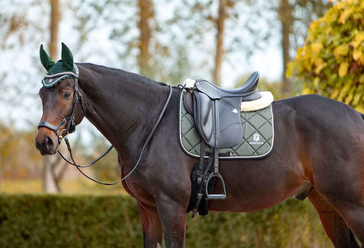 Jade Green Saddle Pad Set (all-purpose)