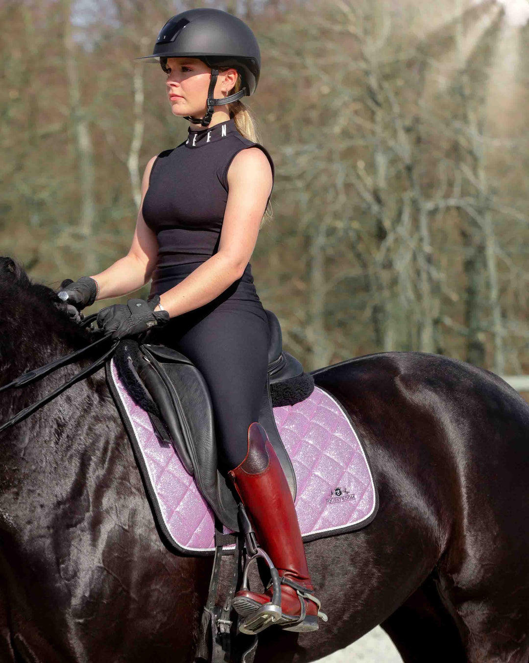 Lavender Saddle Pad