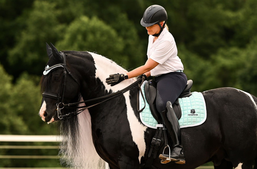 Mint Green Saddle Pad Set