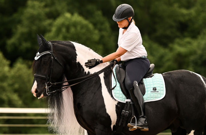 Mint Green Saddle Pad Set