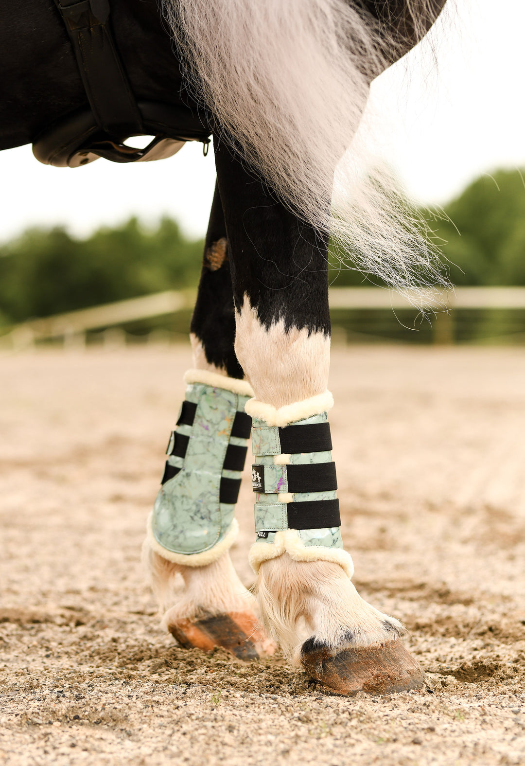 Marble Mint Brushing Boots