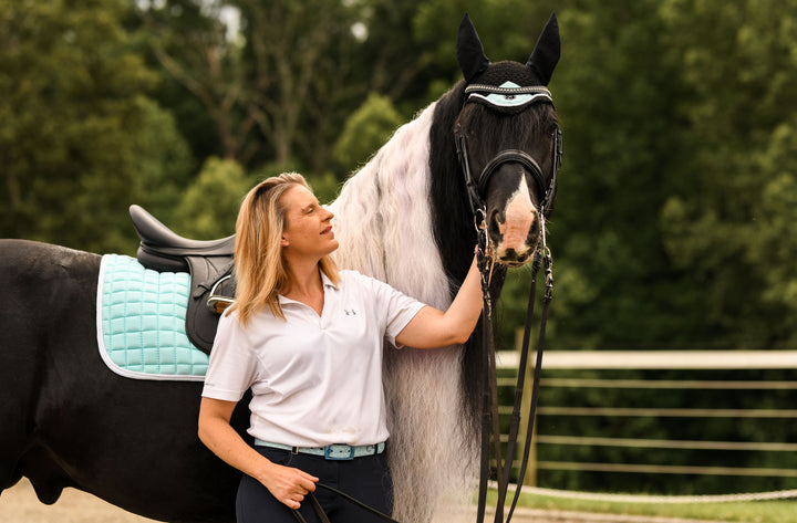 Mint and Gold Browband