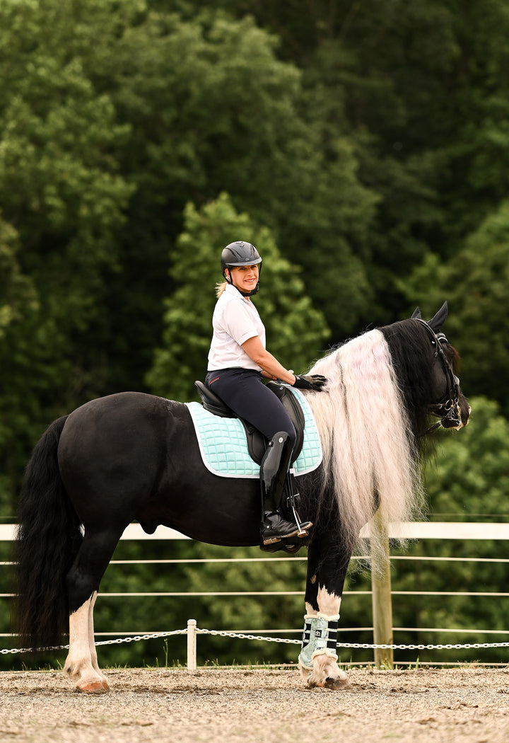 Mint Green Saddle Pad Set