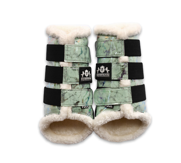 Marble Mint Brushing Boots