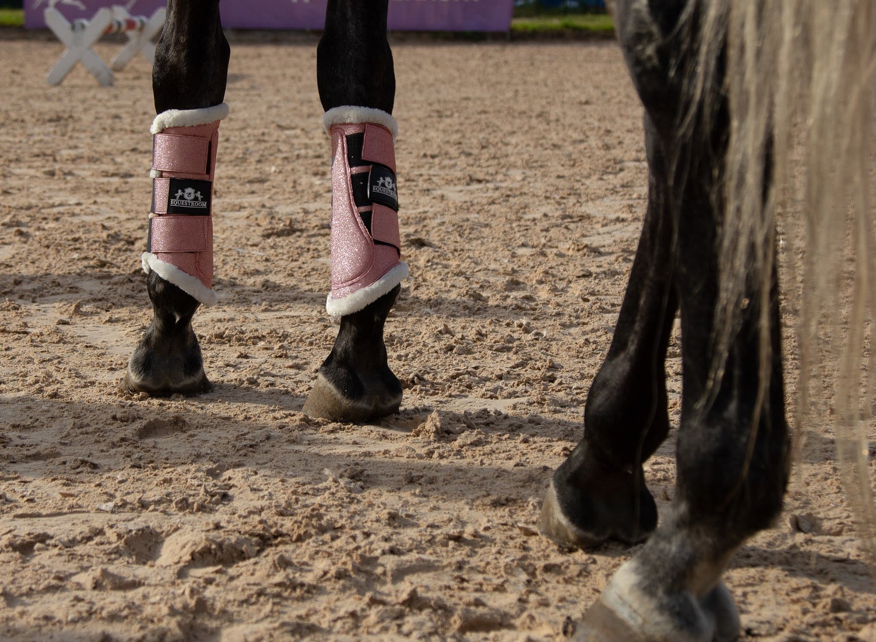 Rose gold horse boots on sale
